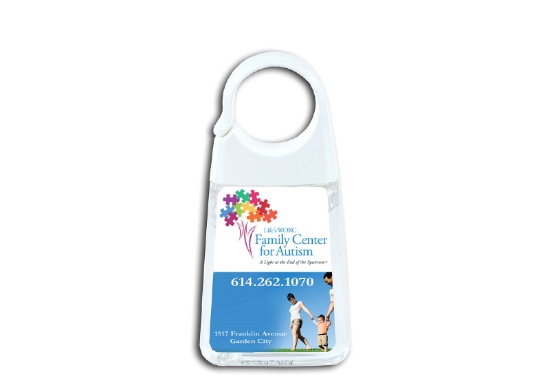 1.35 Oz Hand Sanitizer Antibacterial Gel in Clip Cap Bottle 1.35 Oz Hand Sanitizer Antibacterial Gel in Clip Cap Bottle